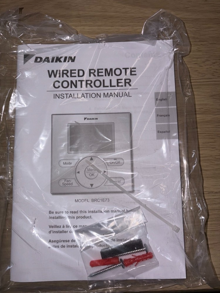 Daikin Industries LTD Remote Controller BRC1E73 NEW IN BOX