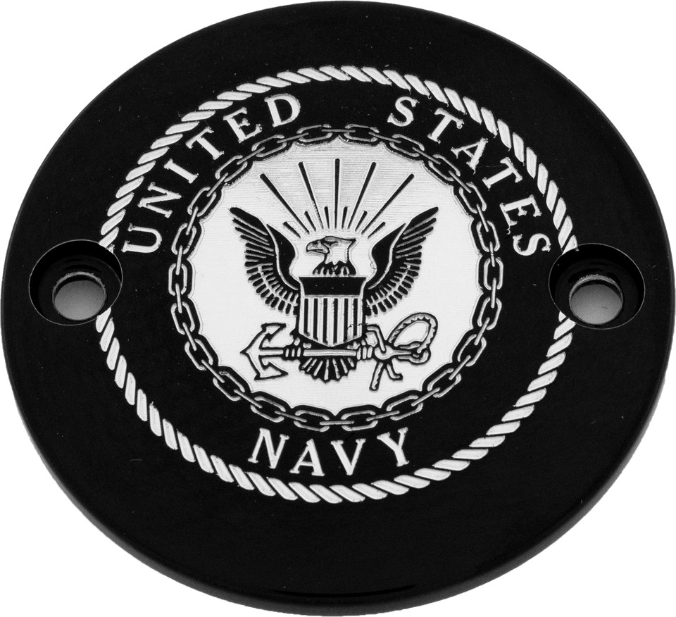 Custom Engraving - M8 Timer Cover Navy Black - NAV16-63BG