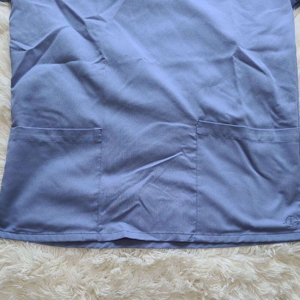 Unisex Light Blue Scrub Set Size XS, EUC