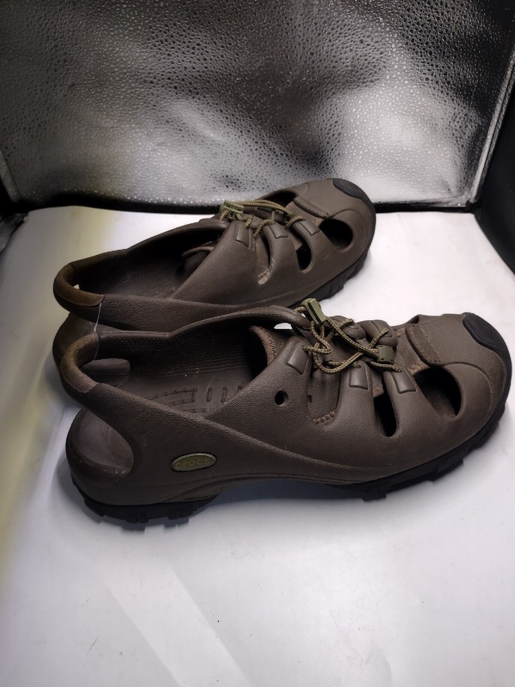 Crocs Mens Rubber Sandals M12 (B7)