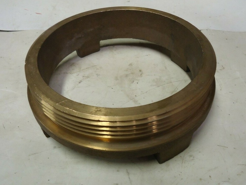 Brass 4-1/4" Fire Hydrant Retaining Ring "New" V014602