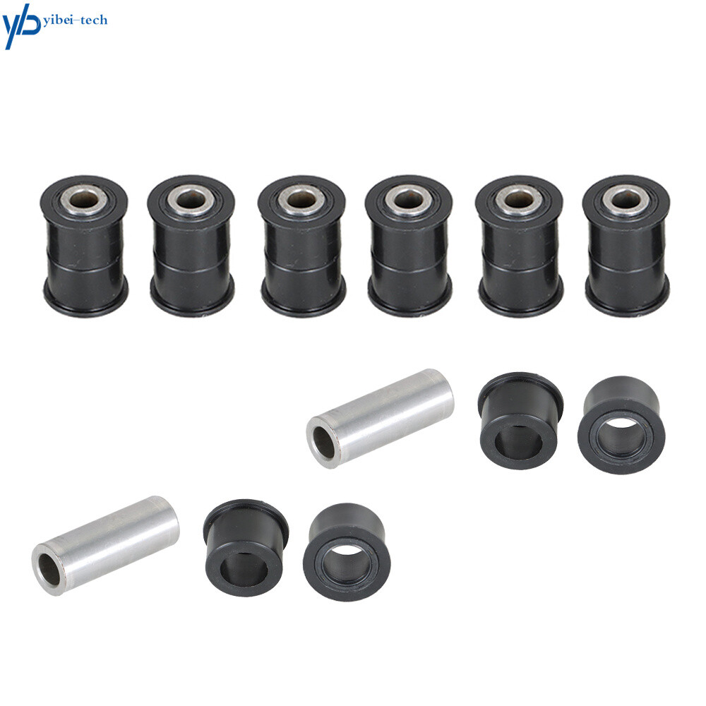2Sides Front Upper & Lower A Arm Bushing Kit For Honda Rancher TRX420 2007-2017