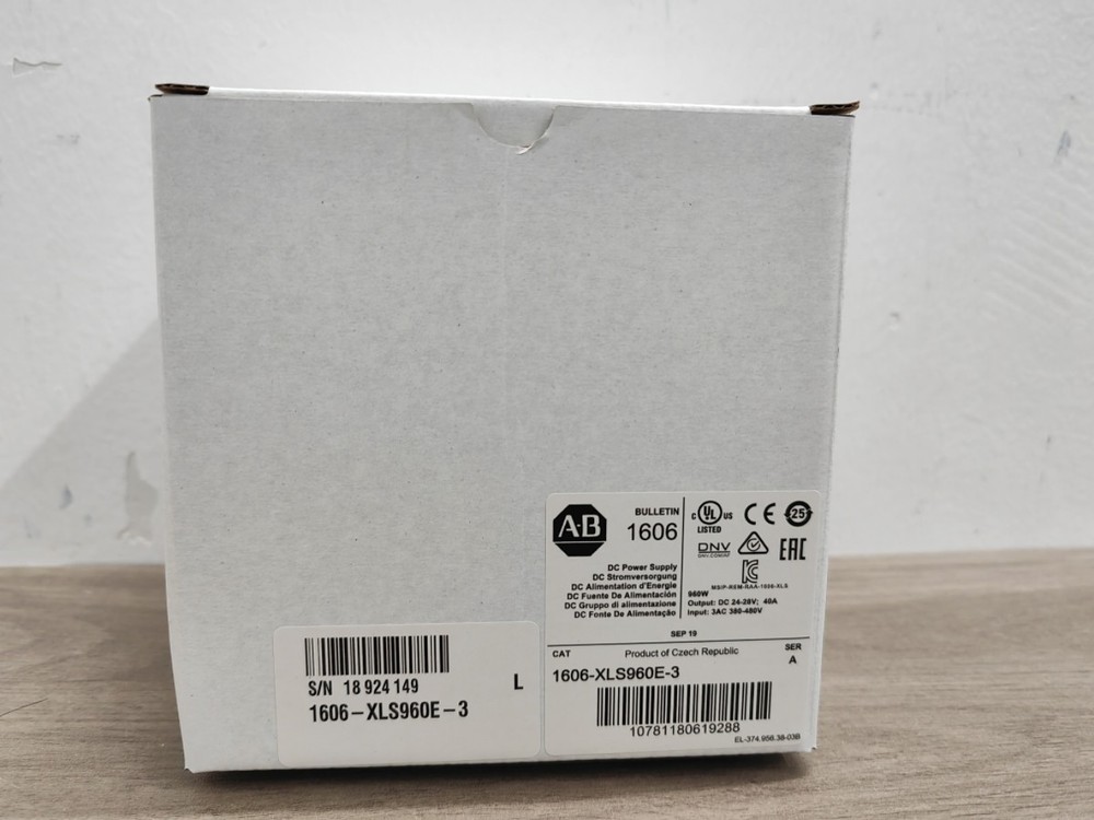 NEW Sealed Allen-Bradley 1606-XLS960E-3 SER A Power Supply