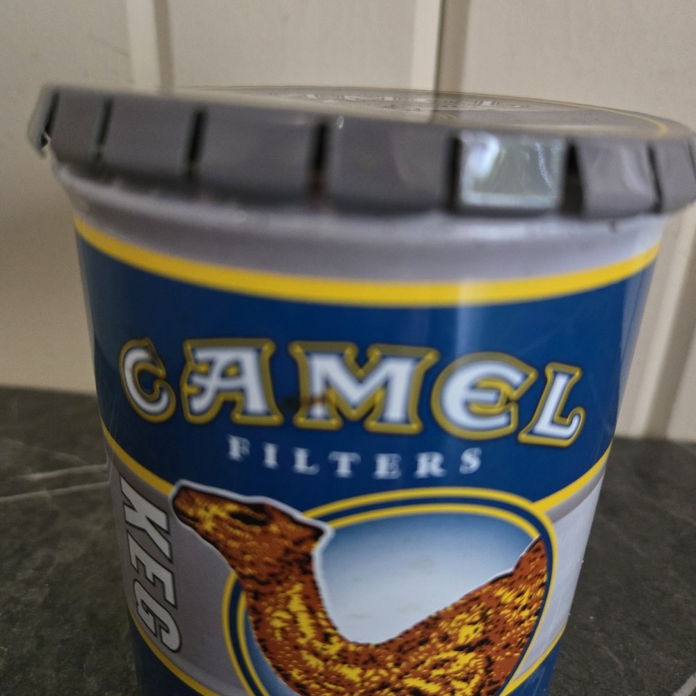 Vintage Camel Keg Cigarette Tin Tobacco Advertisement 40 Count EMPTY