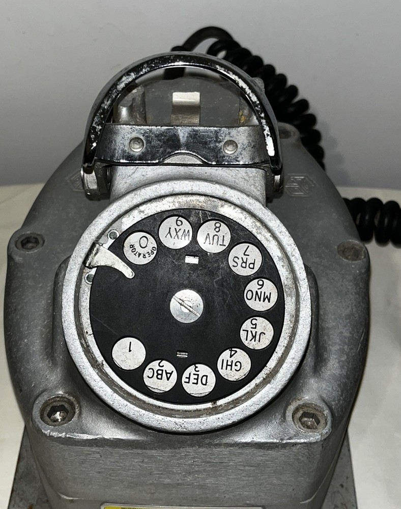 Vintage Northern Electric Explosion Proof Wall Mount Telephone.