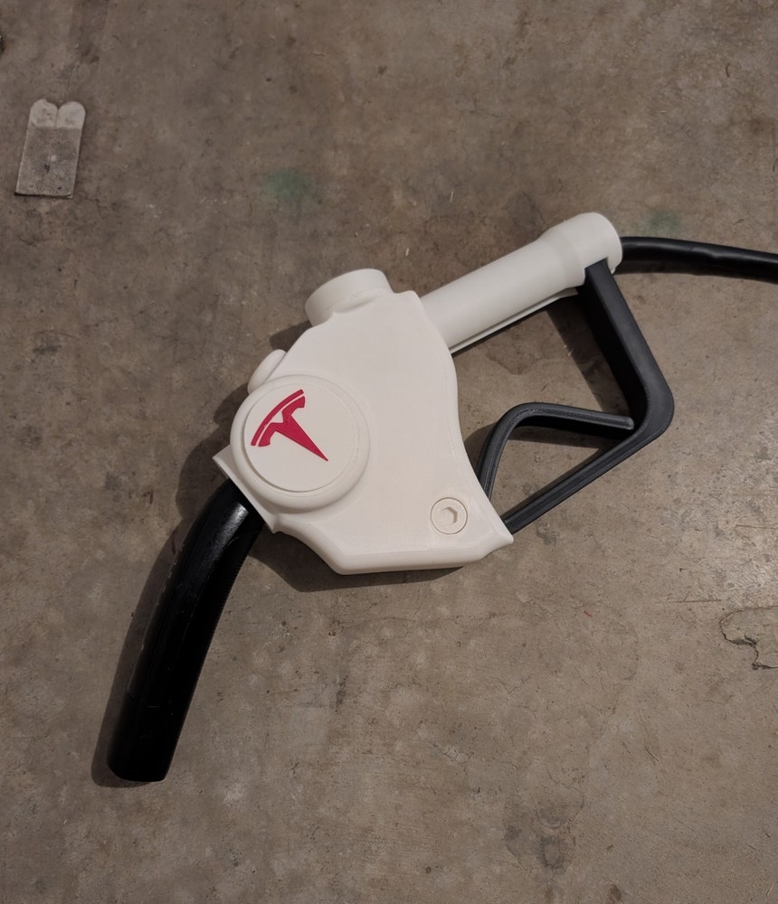 Tesla Gas Pump Mobile Attachment