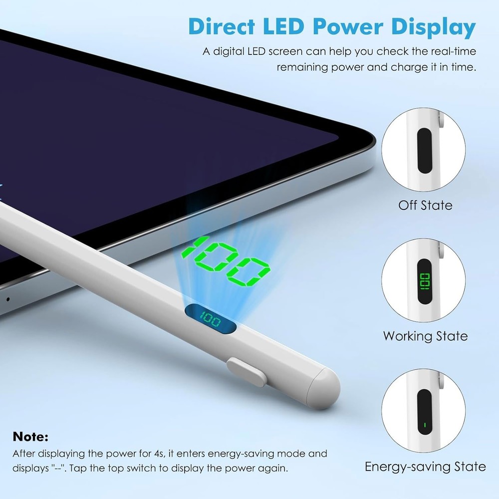 For Galaxy S25 FE/A07/A17 - Active Digital Display Stylus Touch Pen Capacitive
