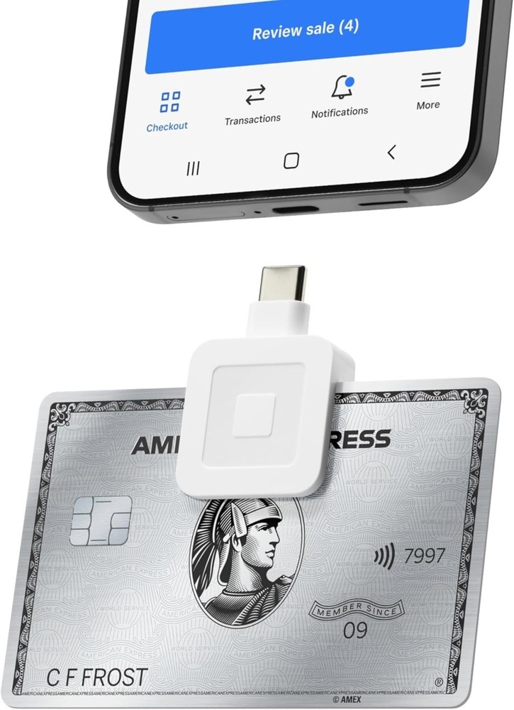 Square Reader For magstripe (USB-C) Mobile Credit Card Readers