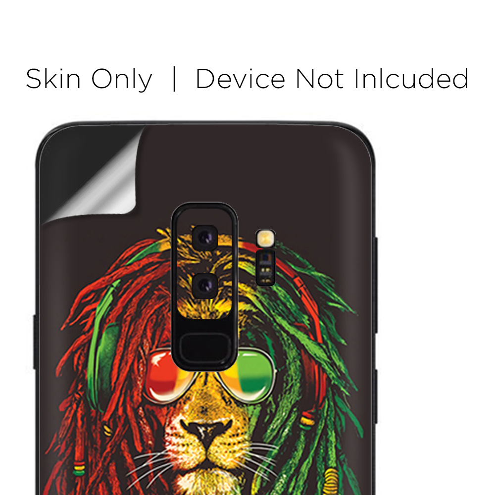 Samsung Galaxy S9 Plus Skins Decals - Rasta Dread Lion Irie