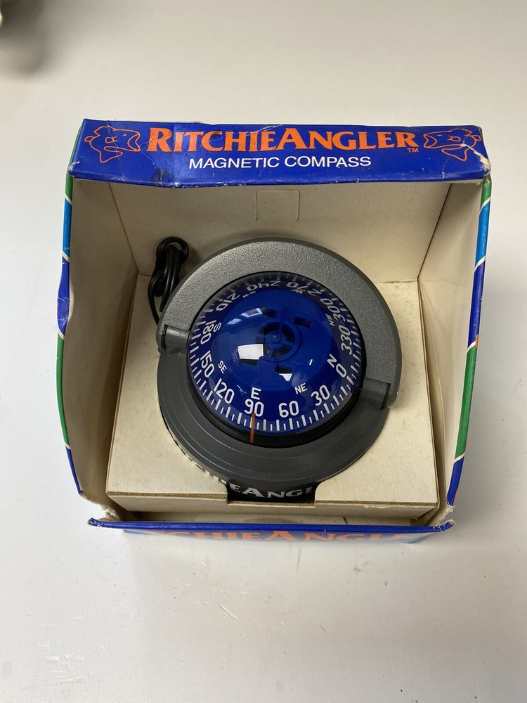 Ritchie RA-93 RitchieAngler Magnetic Compass - Surface Mount Gray