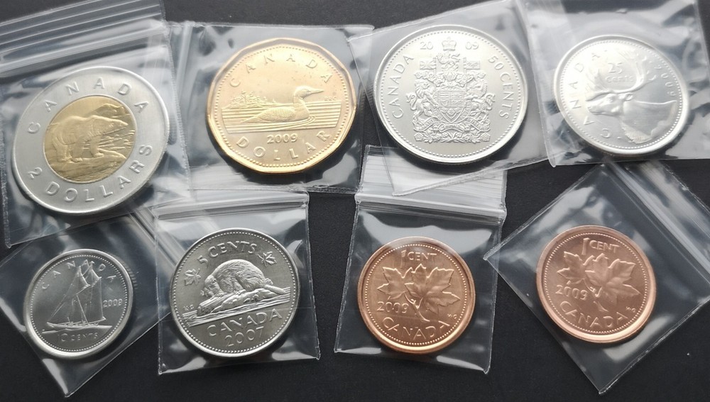 *** CANADA  2009  UNCIRCULATED  COINS  SET ***