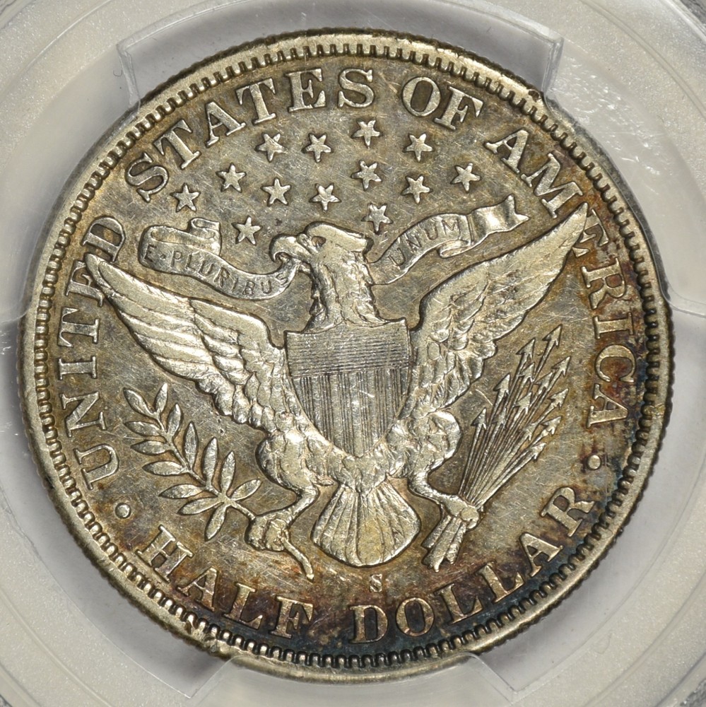 1895-S BARBER HALF DOLLAR ~ PCGS XF45