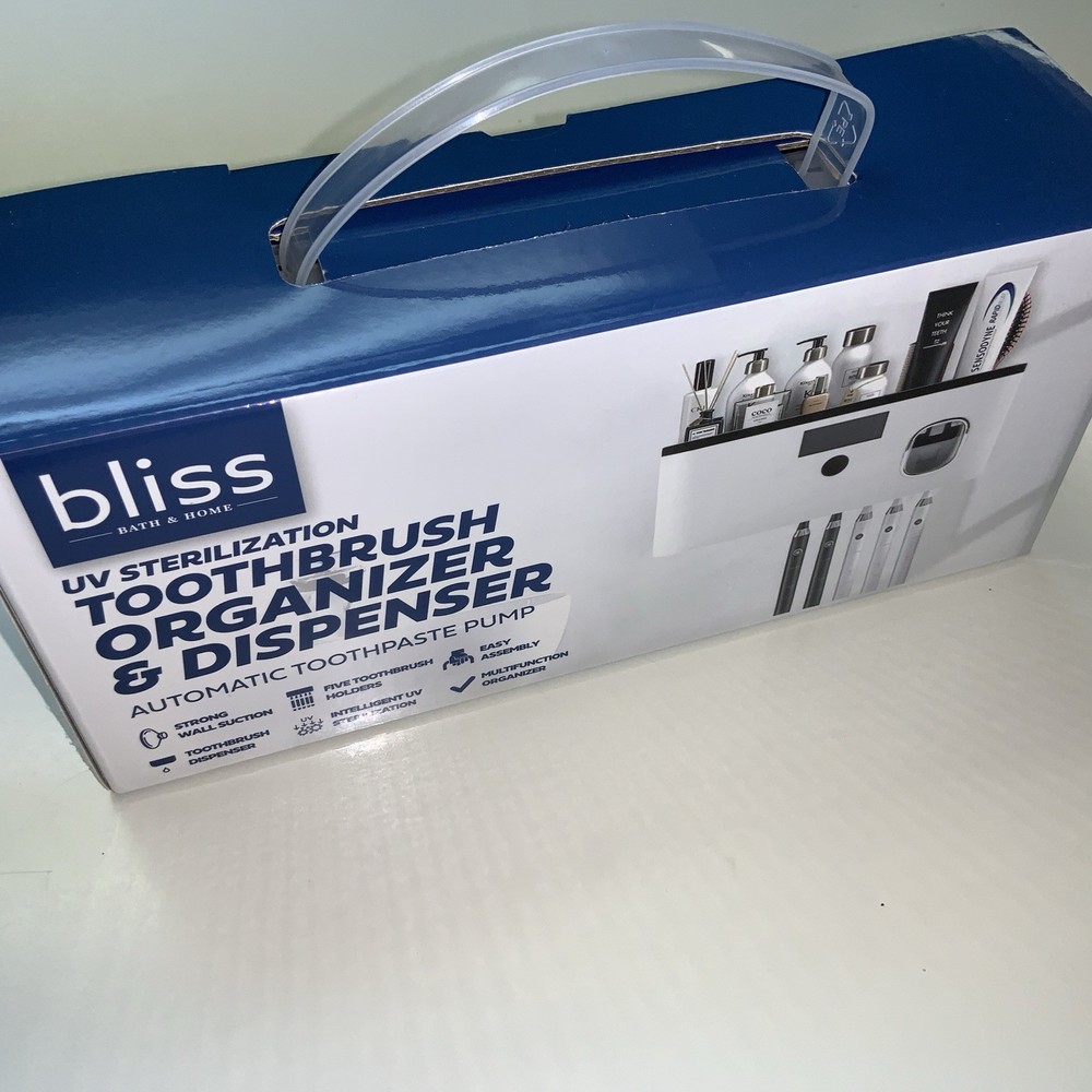 Bliss UV Sterilization Toothbrush Organizer & Dispenser