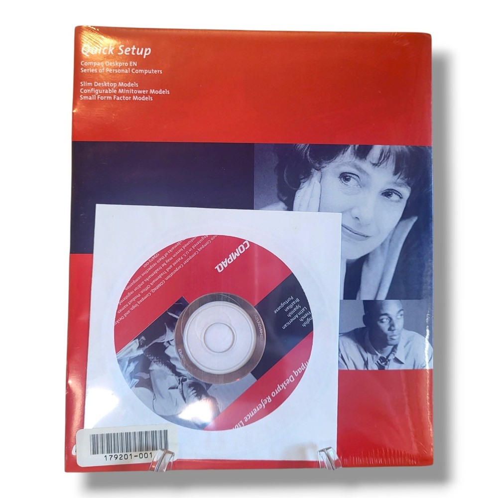 Compaq Deskpro EN Quick Setup Slim Desktop Models & Reference Library CD Sealed