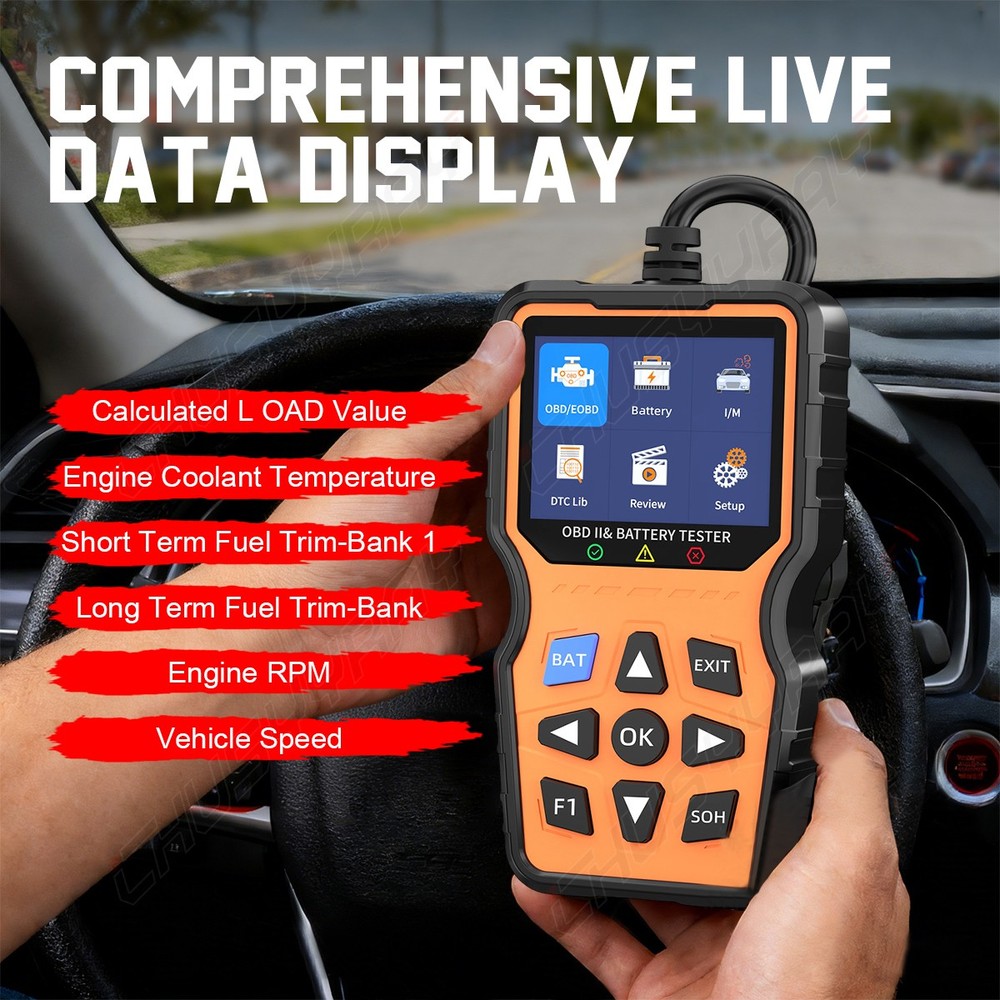 OBDII Scanner Car Code Reader Diagnostic Scan Tool Check Engine