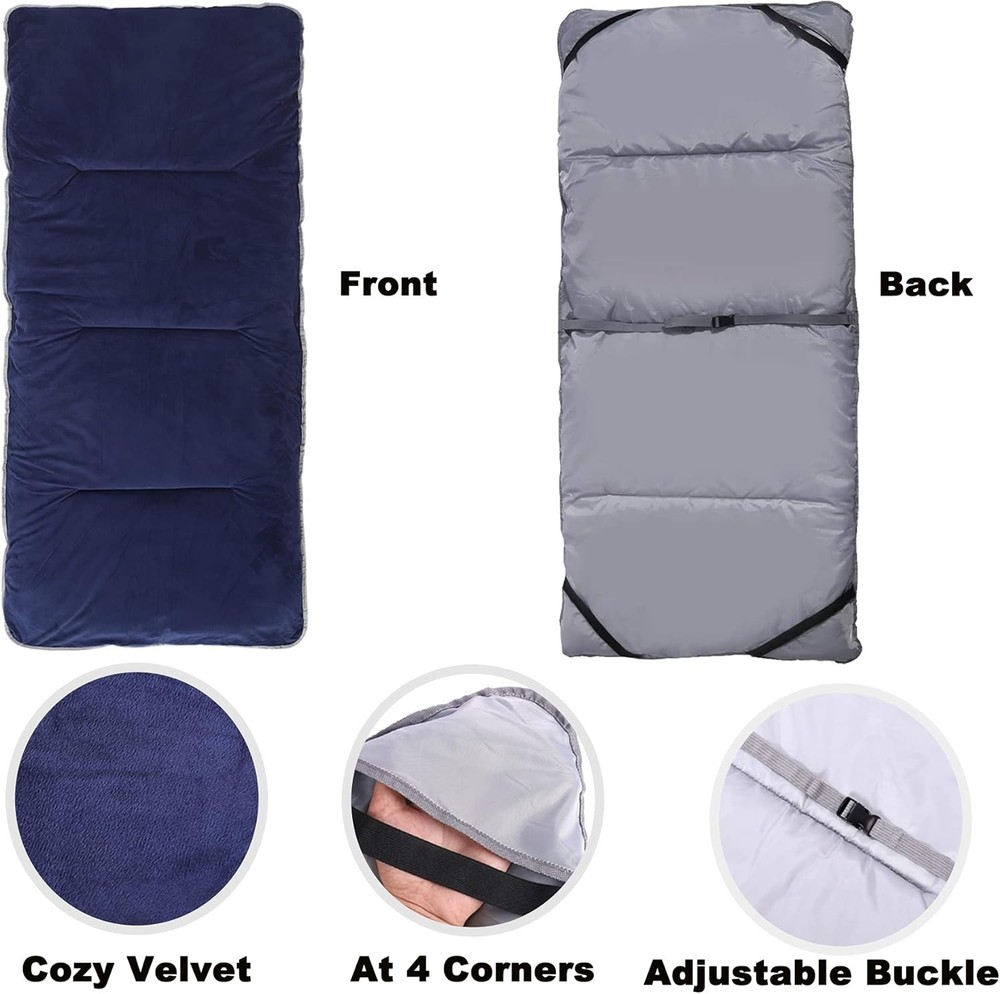 Camping Sleeping Pad Microfiber Cot Mat Lightweight Foldable for Backpacking