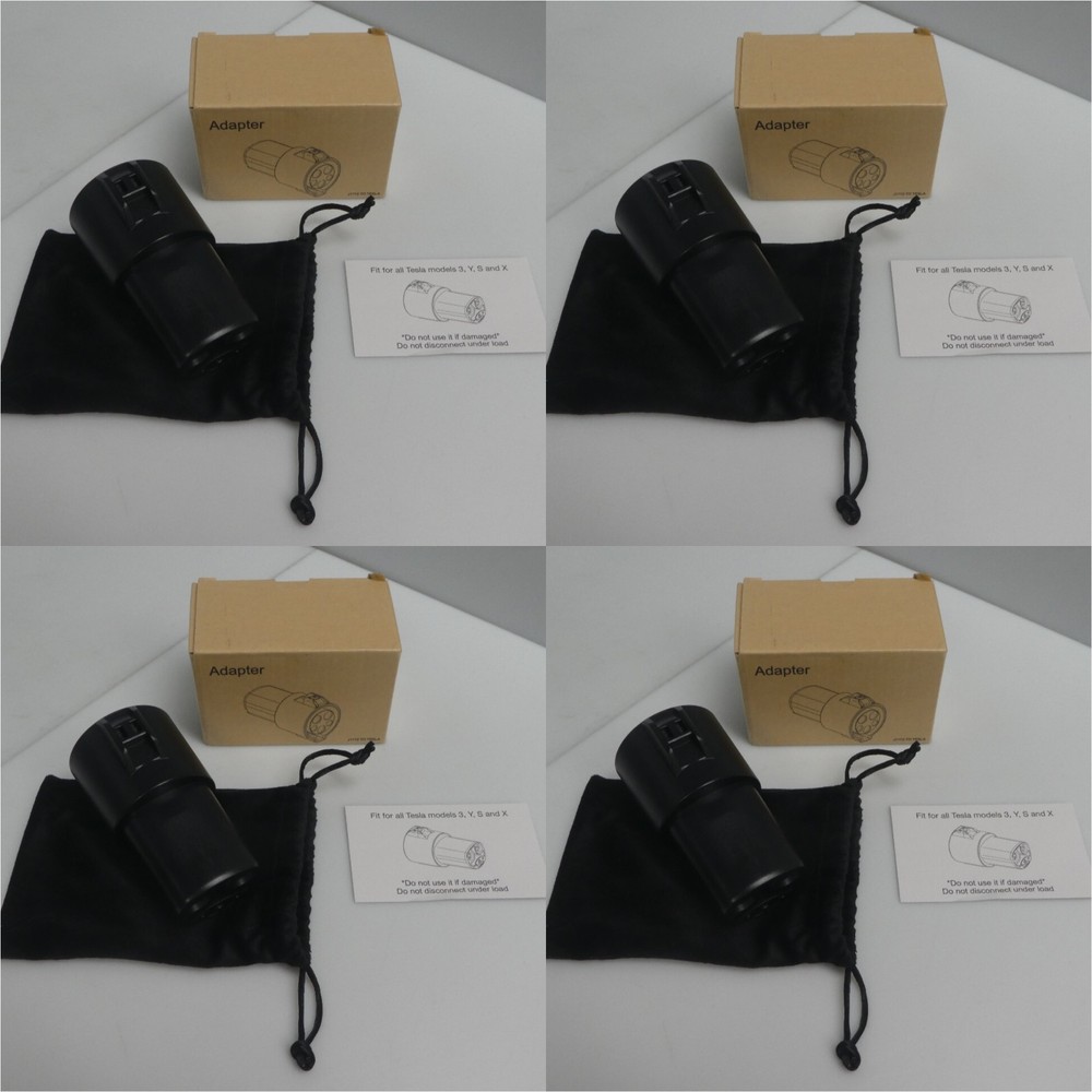 4 PACK J1772 To Tesla Adapter