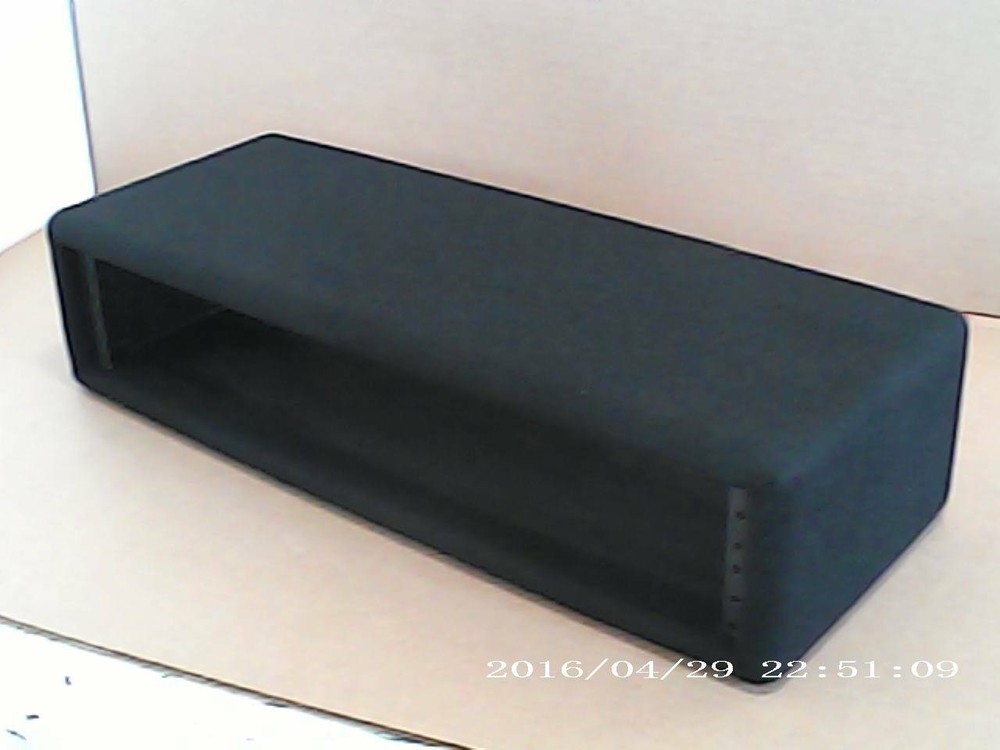 Custom Pearson 2 space simple rack Black...... super short, only 6" deep !