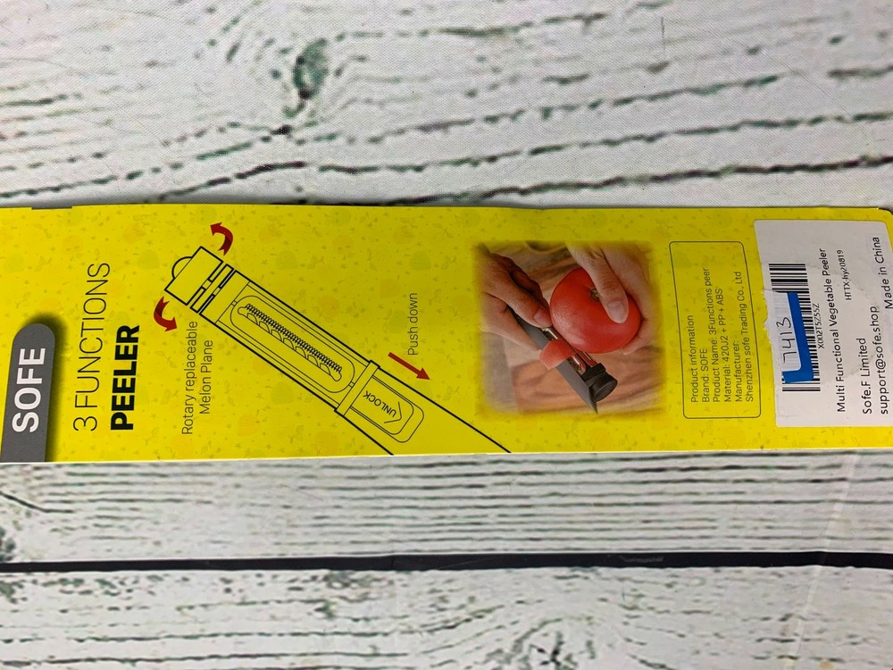 Swivel Peeler 3 Function Grey