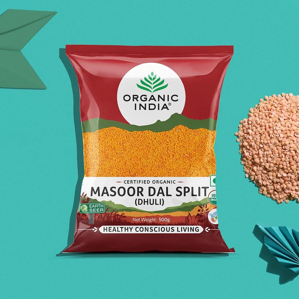 Masoor Dal Split (Dhuli) 500g 10-Piece set
