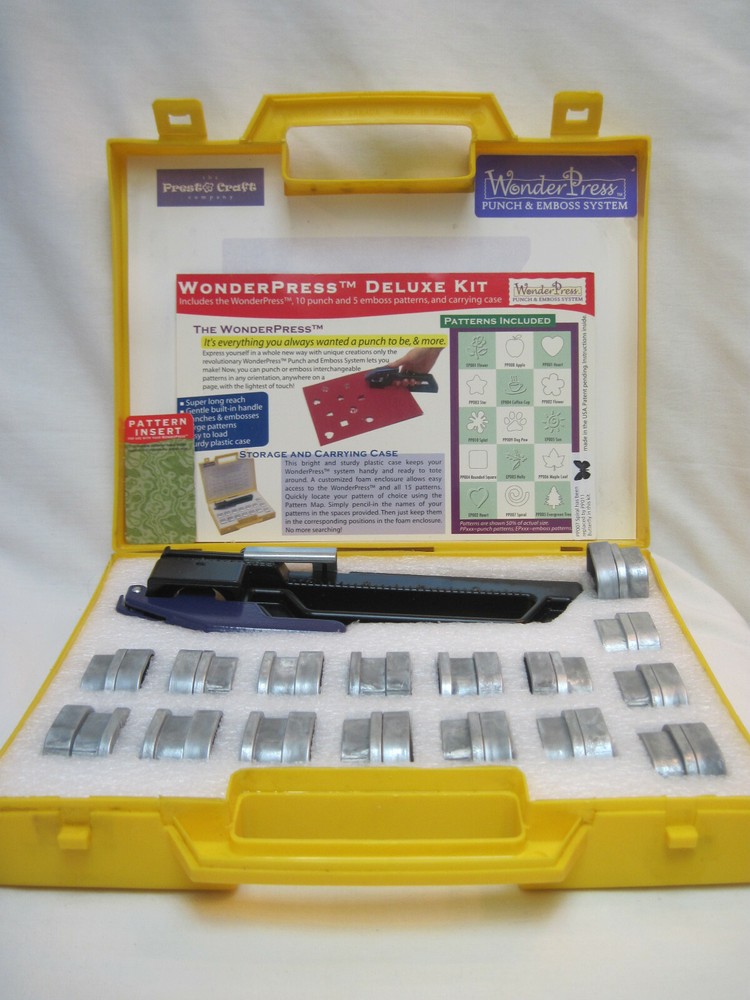 Wonder Press Punch & Emboss System Deluxe Kit