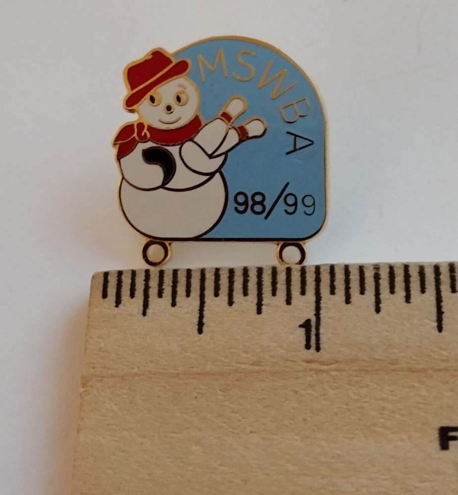 MSWBA 98/99 Snowman Lapel Pin