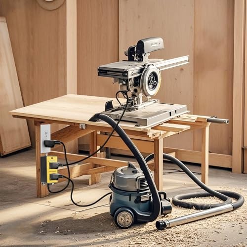 Automatic Remote Vacuum Switch，Load Sensing Outlets,Power Tool/Table Saw