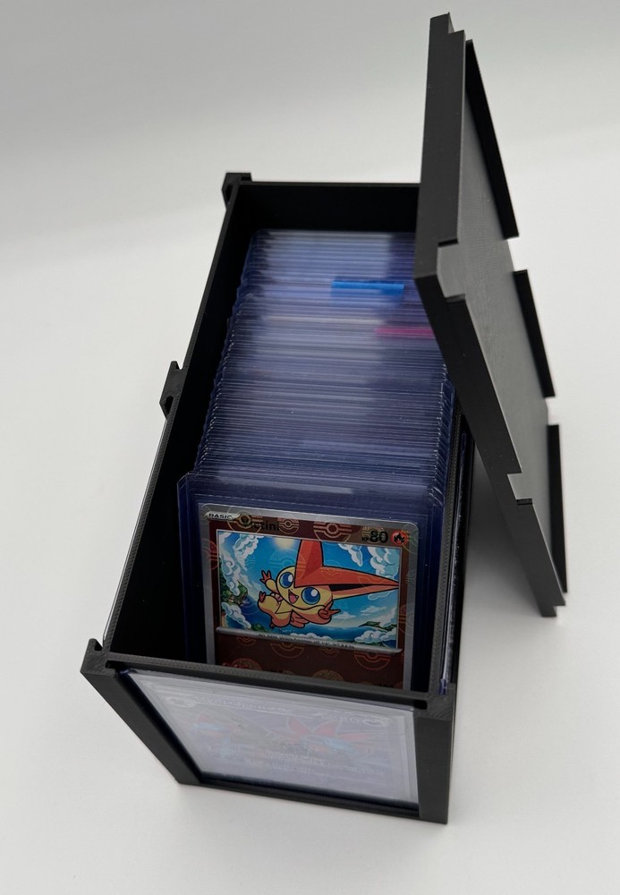 Top Loader Display & Storage Box - Displays 6 Top Loaders + Holds 100 Inside