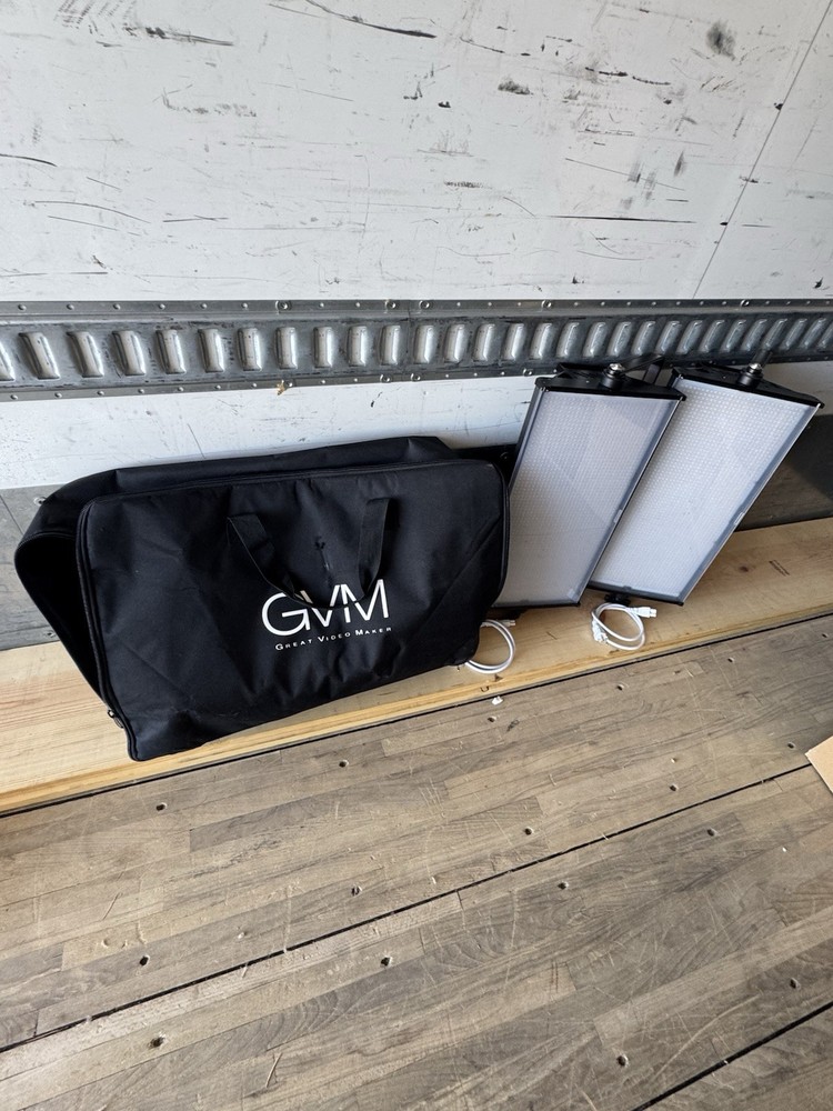 GVM LED Studio Light Panel Work Lights for Video Recording Photography