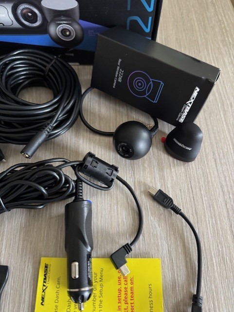 Nextbase 222XR Dash Cam Front and Rear Bundle - only 1 left!