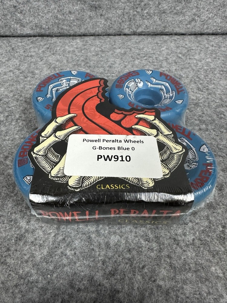 Powell Peralta G-Bones 64mm 97a Blue Skateboard Wheels