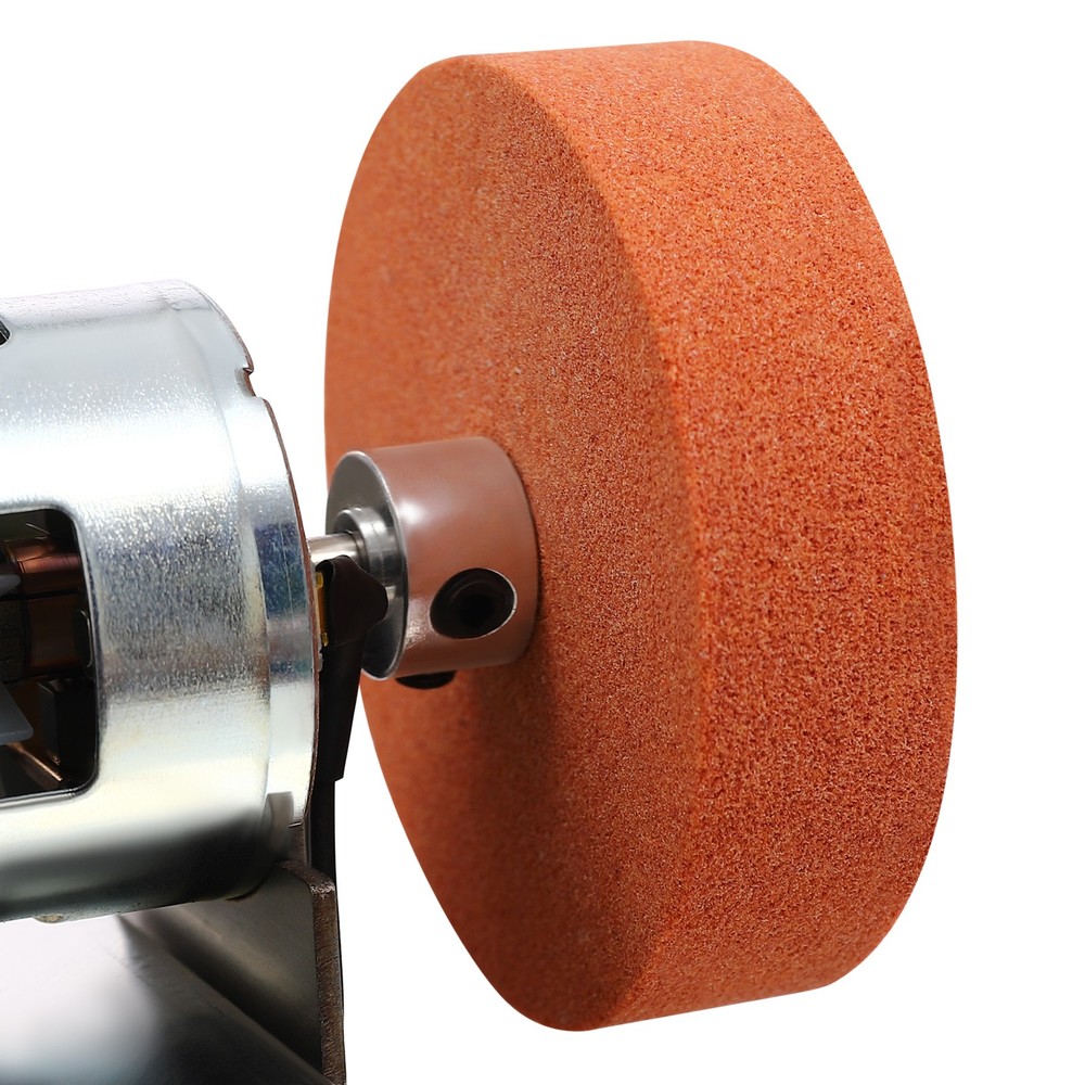 Adjustable Electric Benchtop Sander with Variable Speed Grinding Wheels