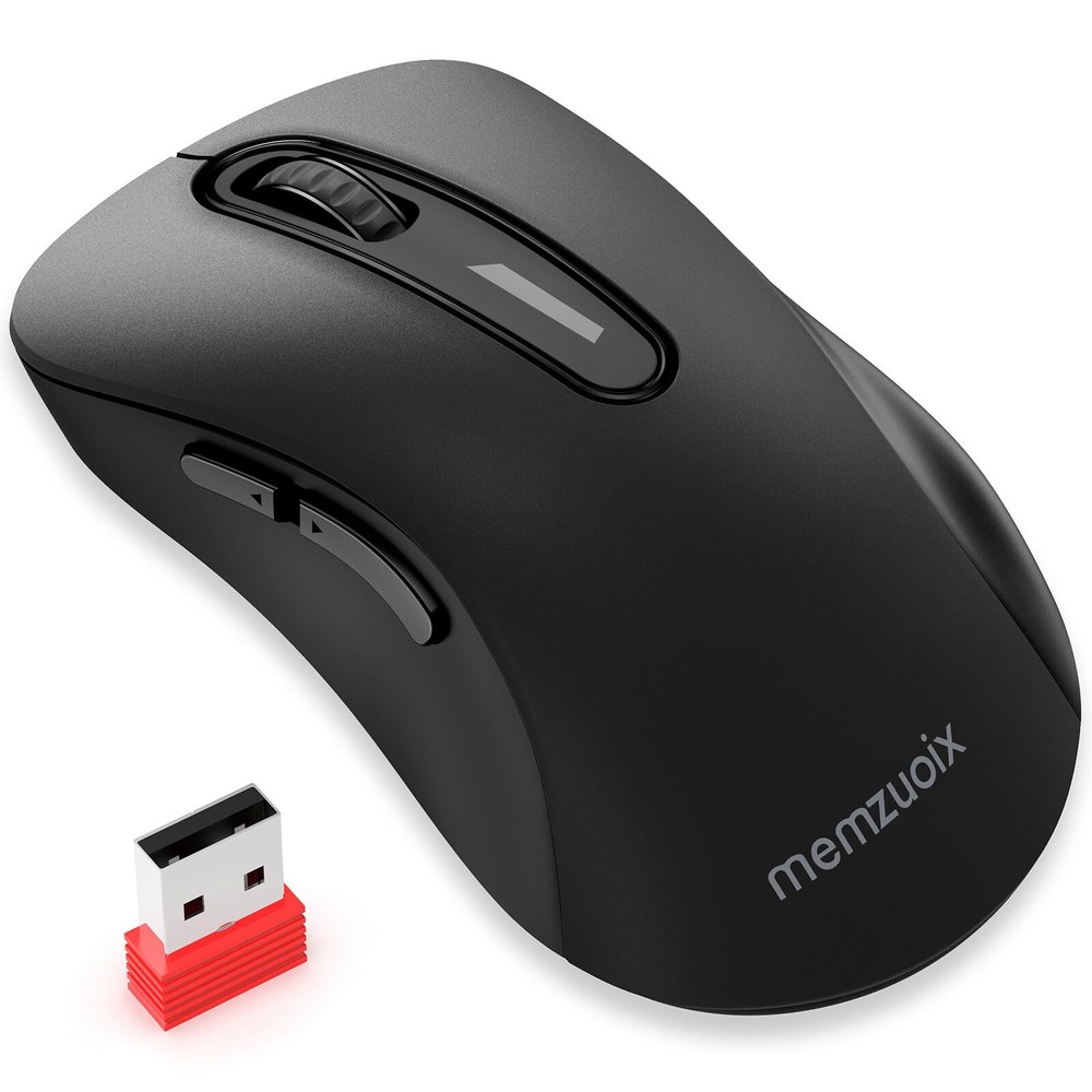2.4G Wireless Mouse 1400 DPI Computer Wireless Mouse with USB Receiver Portab...