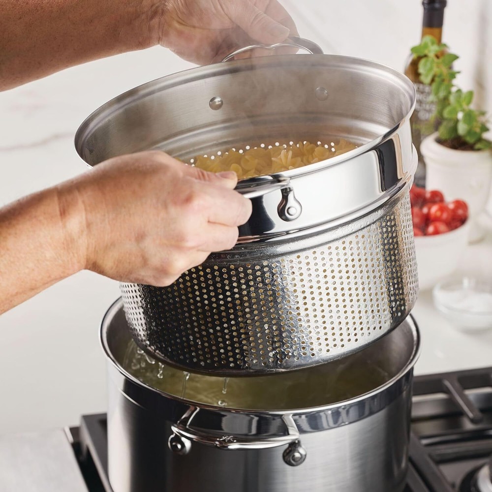 Hestan Provision Cookware, Pasta Insert, Stainless Steel