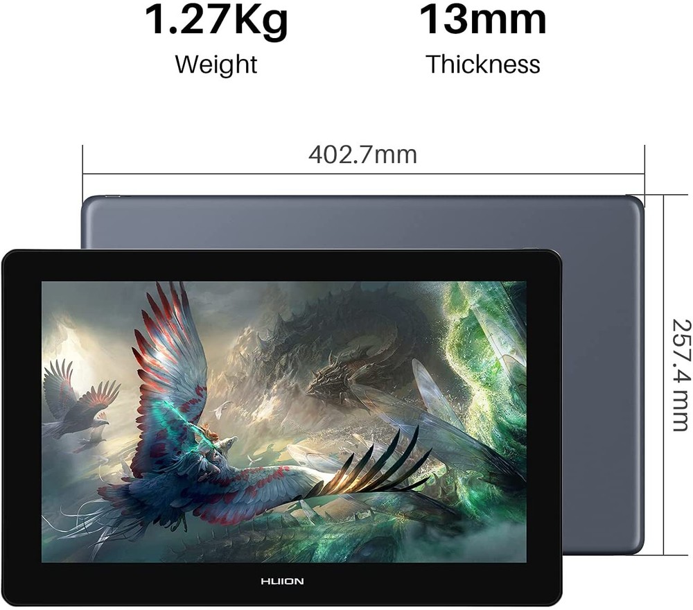 HUION KAMVAS PRO 16 Plus 4K UHD Graphics Drawing Tablet