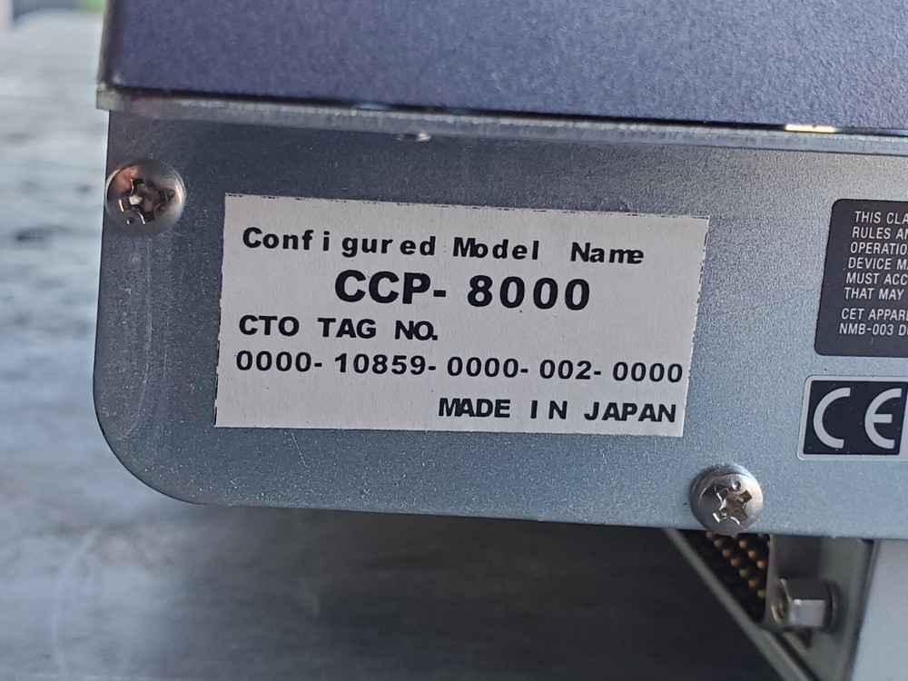 Sony CCP-8000 Center Control Panel - No Modules