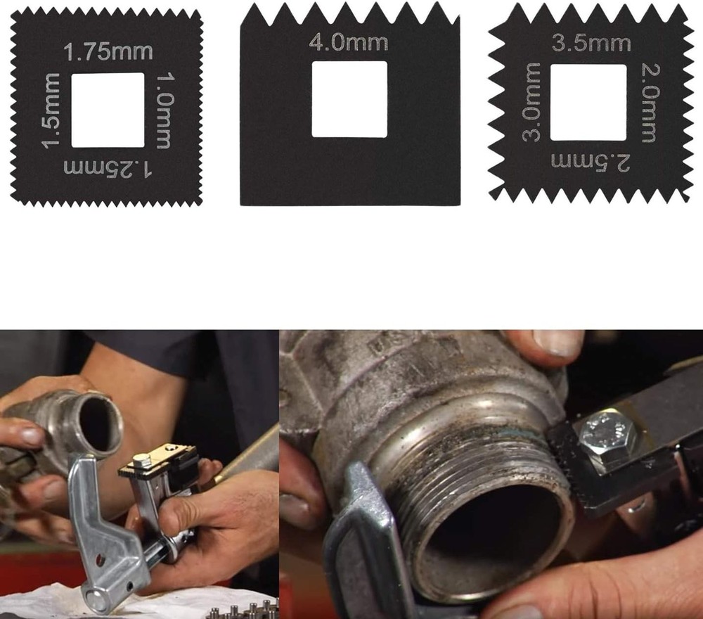 Metric Thread Die Set for Universal Outside Thread Chaser 202817