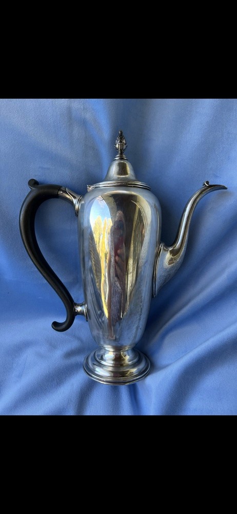 Black Starr & Gorham Sterling Chocolate Pot 536 Grams