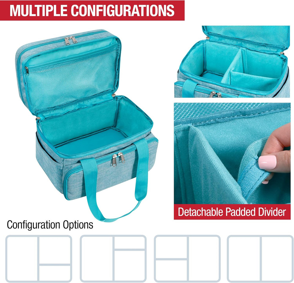 Sewing Accessories Organizer (Bag Only) – Double Layer Portable Sewing Storage B
