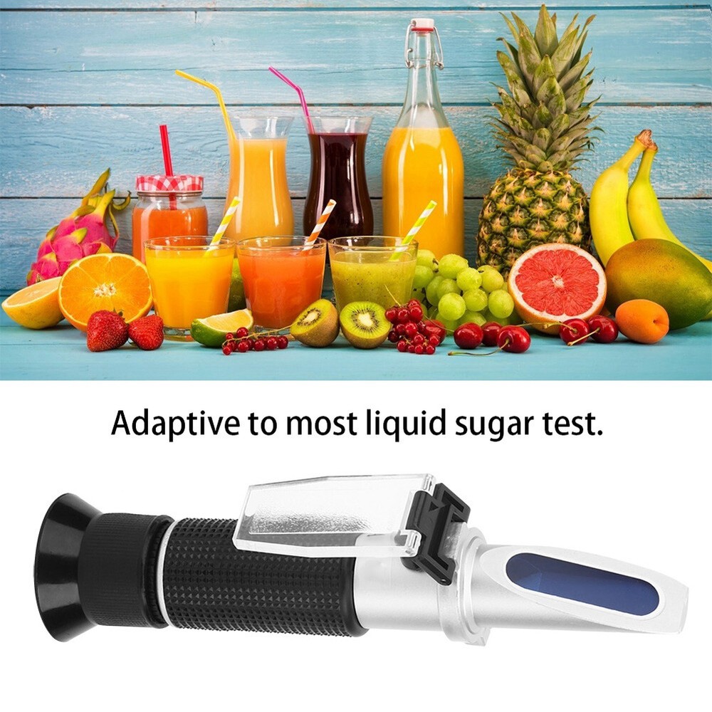 Refractometer Sugar Tester Meter 0-20% Automatic Temperature Compensation