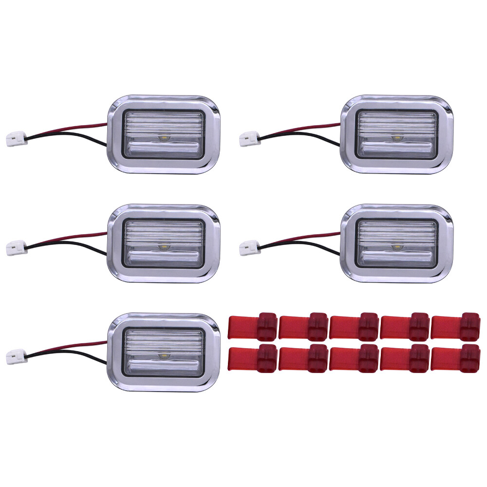 5×White Refrigerator LED Light Module Assembly For Whirlpool W11462342 W11683242