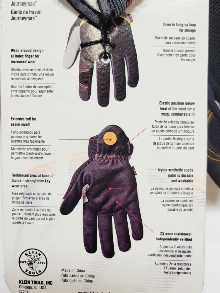 Klein Journeyman Pro Utility Work Gloves - Extra Large
