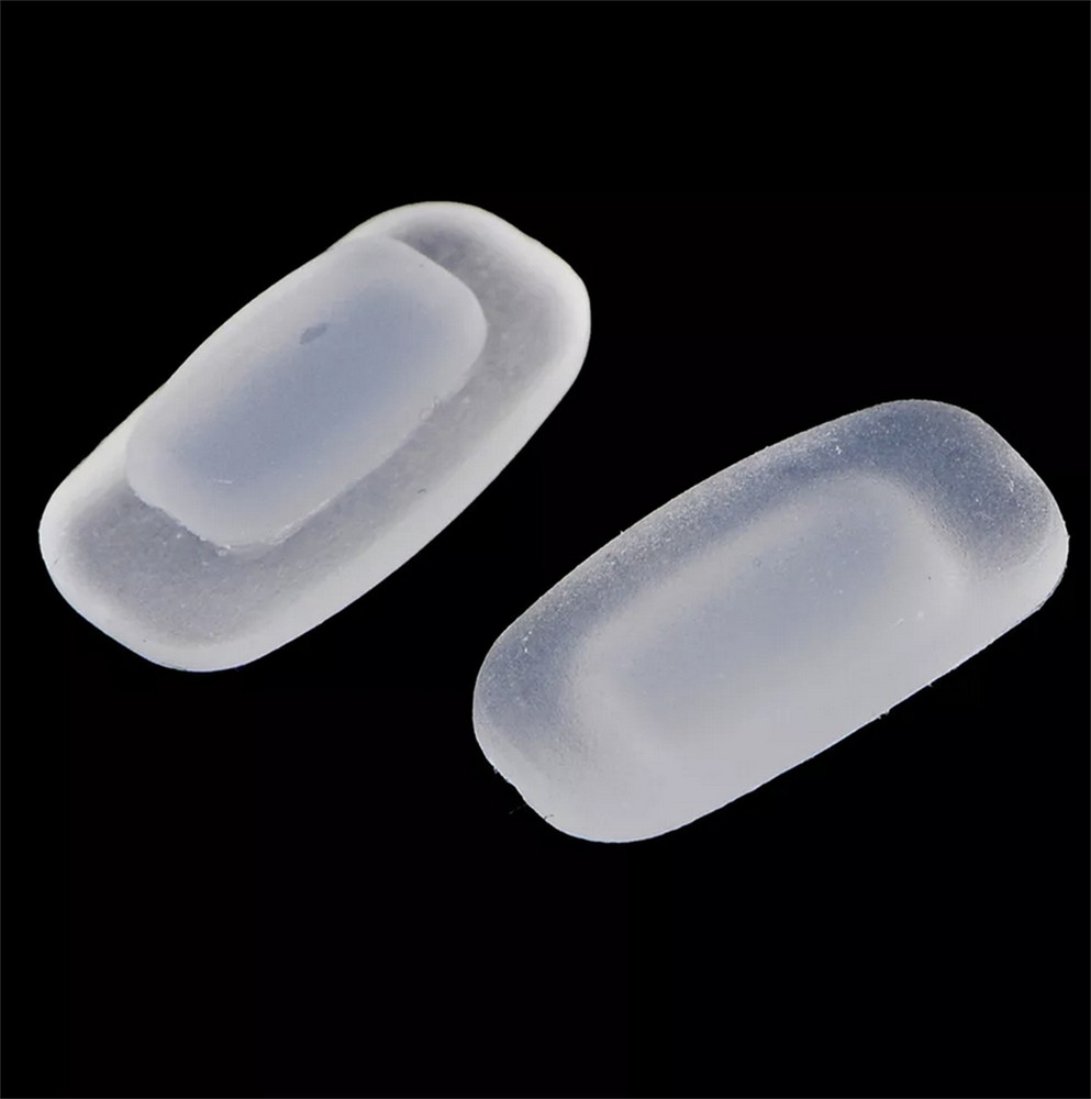 Eyeglass Nose Pads , 2 Pairs Nose Pieces Replacement Square Rectangle Push US