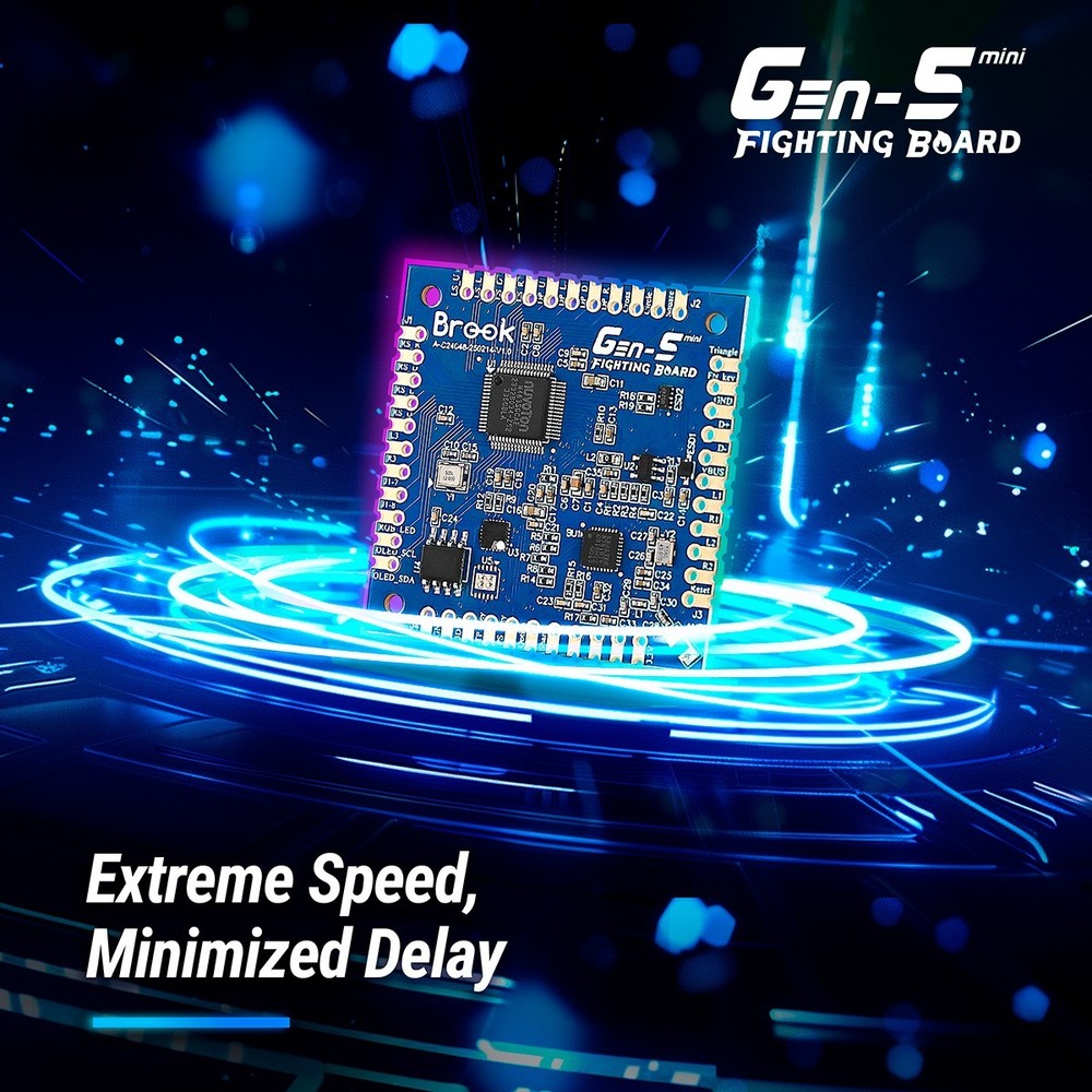 Brook G5 Mini Fighting Board Mini Hitbox PCB PS5 PS4 Switch 2 & 1 PC DIY