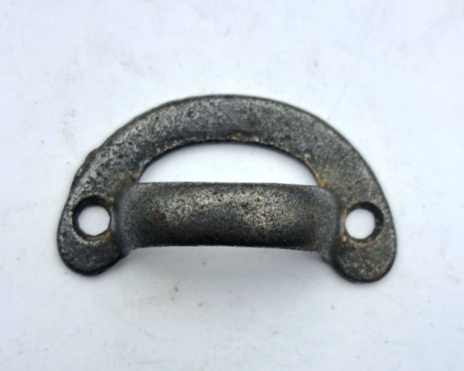 Antique Bin Pull Apothecary Drawer Pull Handle Old Vintage Cast Iron Hardware