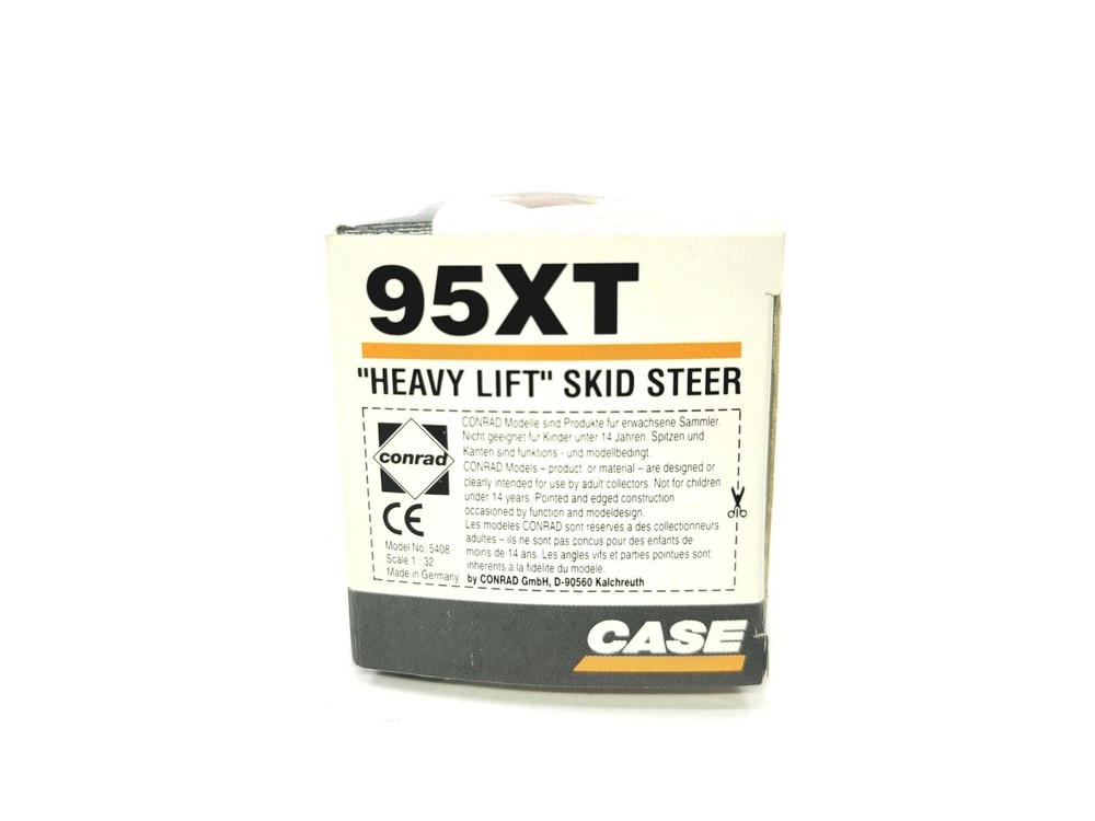 Case 95XT Skid-Steer Loader - Conrad 1:32 Scale Diecast Model #5408