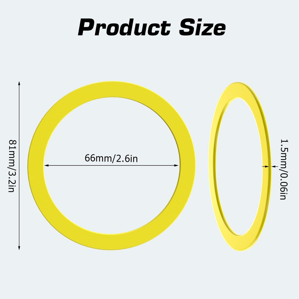 Flush Valve Seal Compatible with Kohler 4 Pack Upgraded Silicone Material Can...