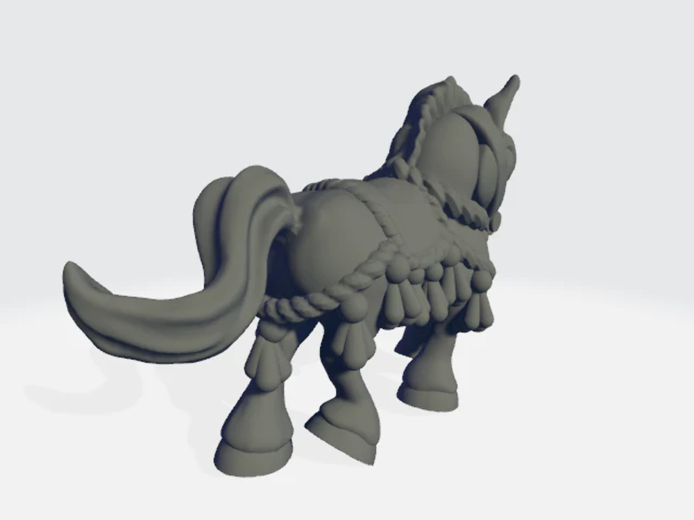 Celia Miniatures - Decorated Horse