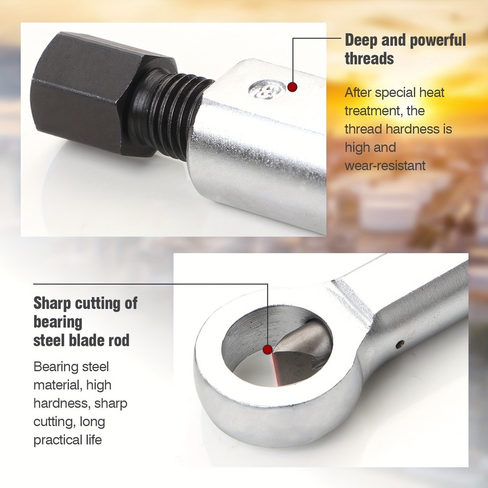 4PCS Nut Splitter Breaker 9-27mm Nut Remover Extractor Adjustable Cracker Hand