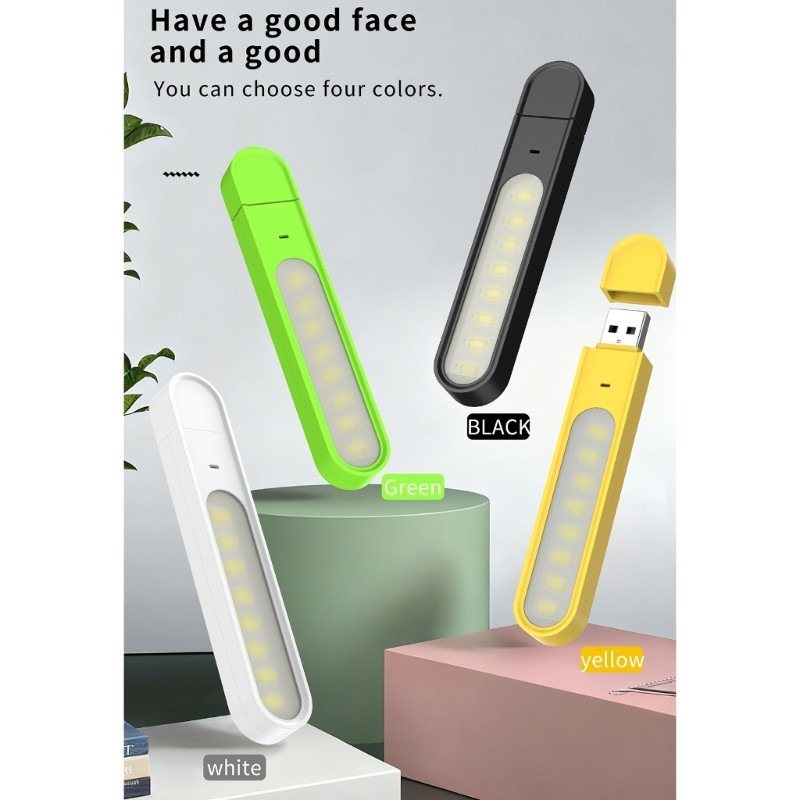 USB LED Light Portable Reading Light Small USB Lamp Flexible Foldable